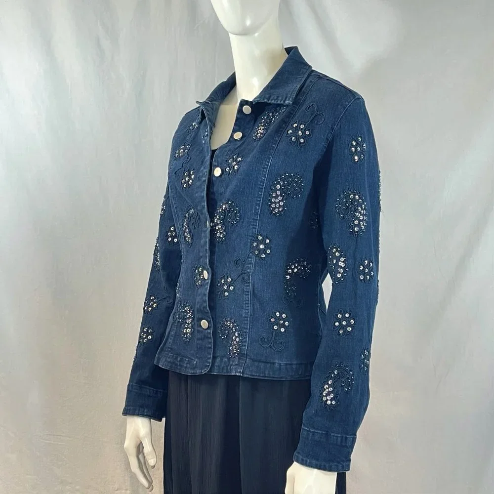 Embellished Denim Jacket | Flashback - Picture 2 of 8